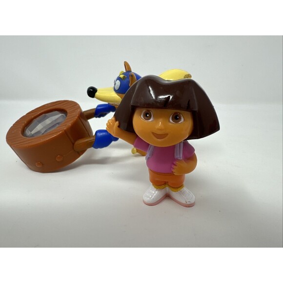LOT OF 3 Dora The Explorer Toys - Swiper Fox w/Faceted Glass Dora Camcorder - Picture 8 of 13